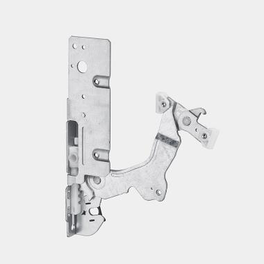 Partially integrated sliding hinge 40mm